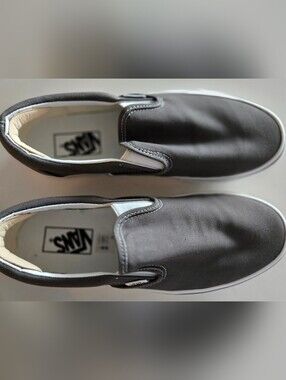 Vans Slip-On Men's Canvas Sneakers in Dark Gray